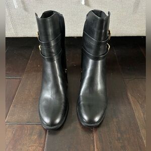Zara black ankle boots